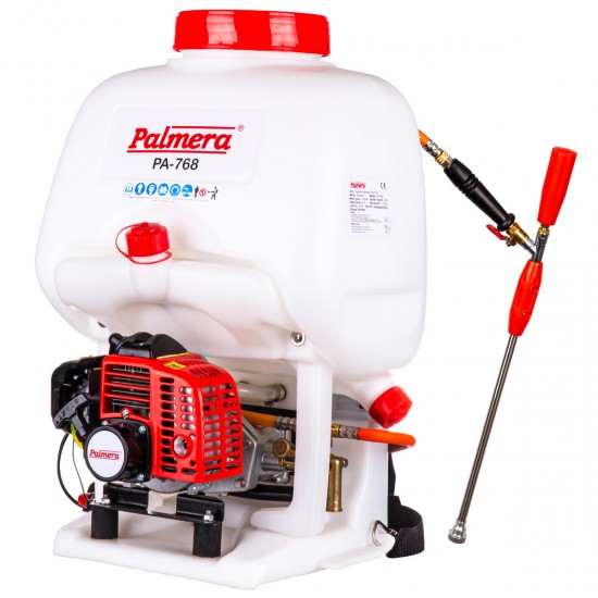 Palmera Pa-768 Eur5 2t Sirt İlaçlama Maki̇nesi̇ 1hp 25lt Yüksek Basinçli